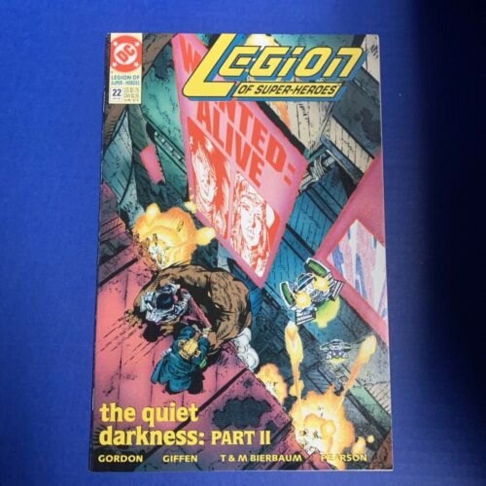 DC COMICS  LEGION OF SUPER HEROES  THE QUIET DARKNESS PART 11  #22 SEPT, '91